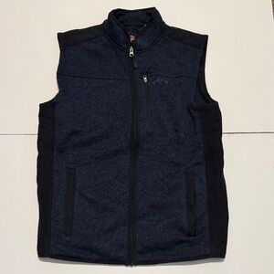Orvis Men's Navy Blue fleece Vest Large